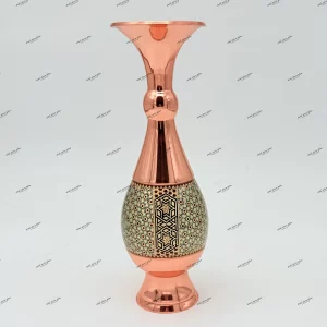 گلدان خاتم شالدار ممتاز با طراحی اصیل ایرانی